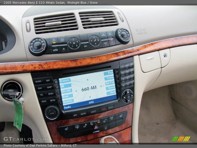 Controls of 2005 E 320 4Matic Sedan