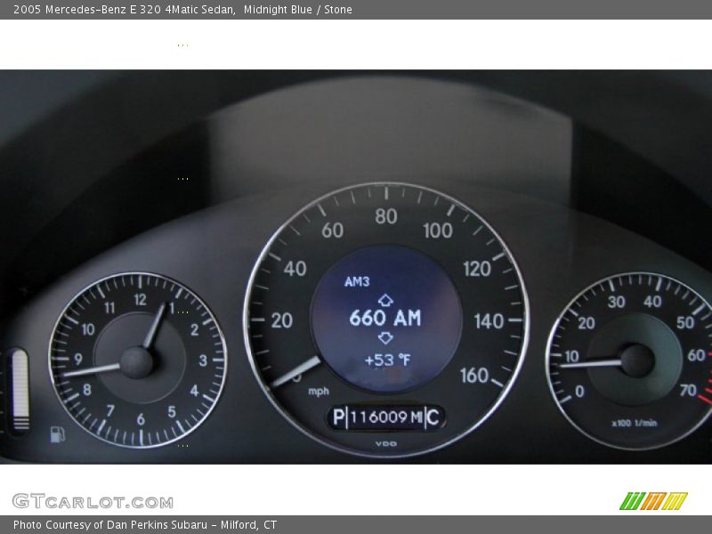  2005 E 320 4Matic Sedan 320 4Matic Sedan Gauges