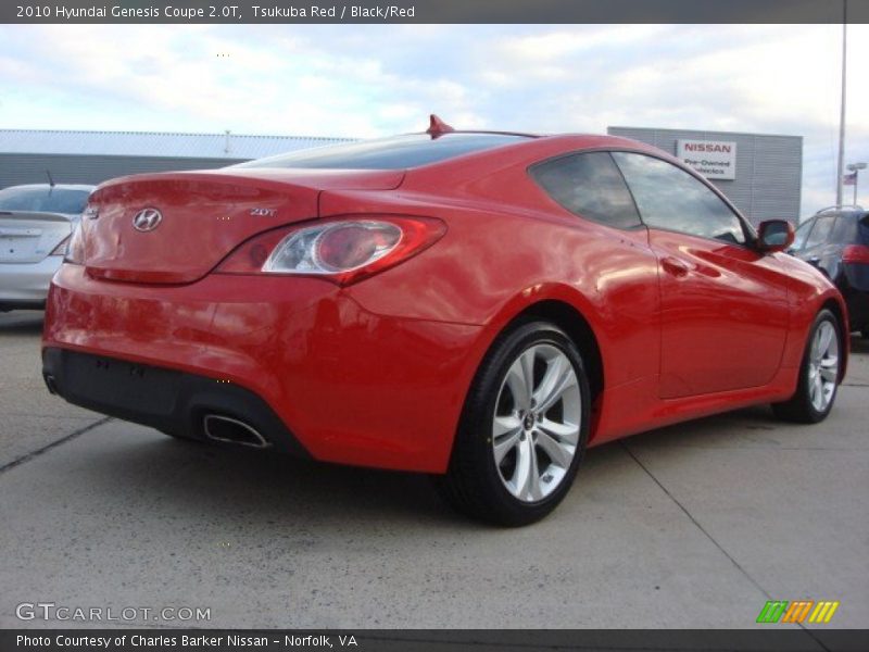 Tsukuba Red / Black/Red 2010 Hyundai Genesis Coupe 2.0T