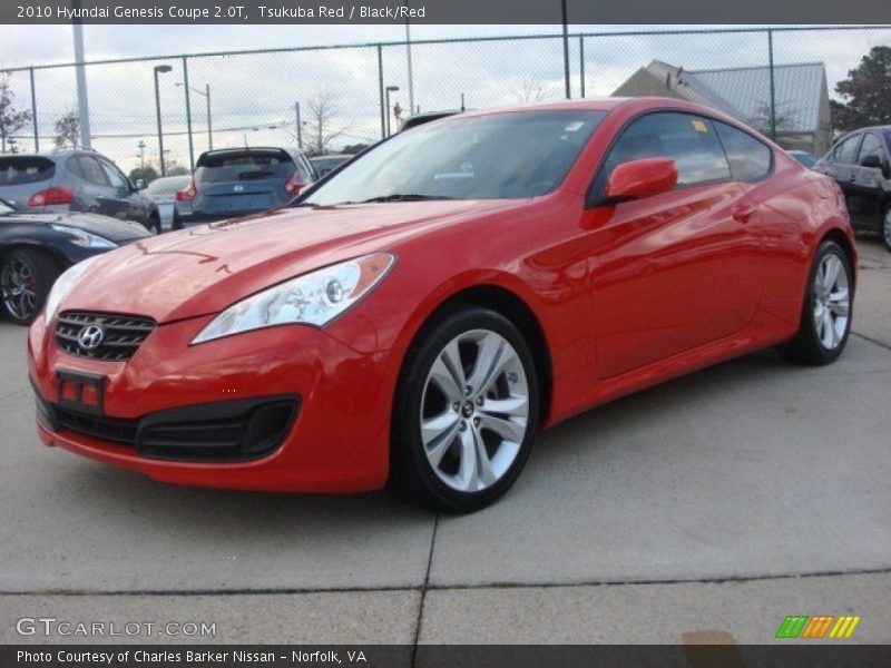 Tsukuba Red / Black/Red 2010 Hyundai Genesis Coupe 2.0T