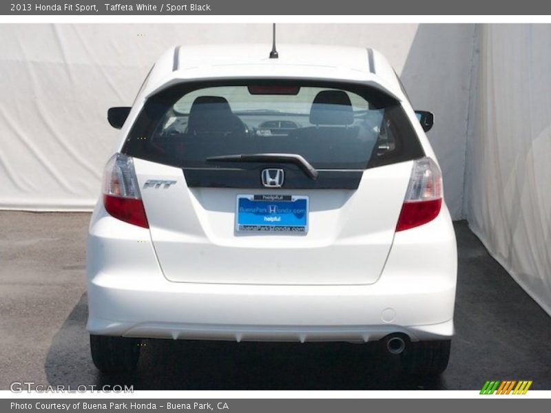 Taffeta White / Sport Black 2013 Honda Fit Sport