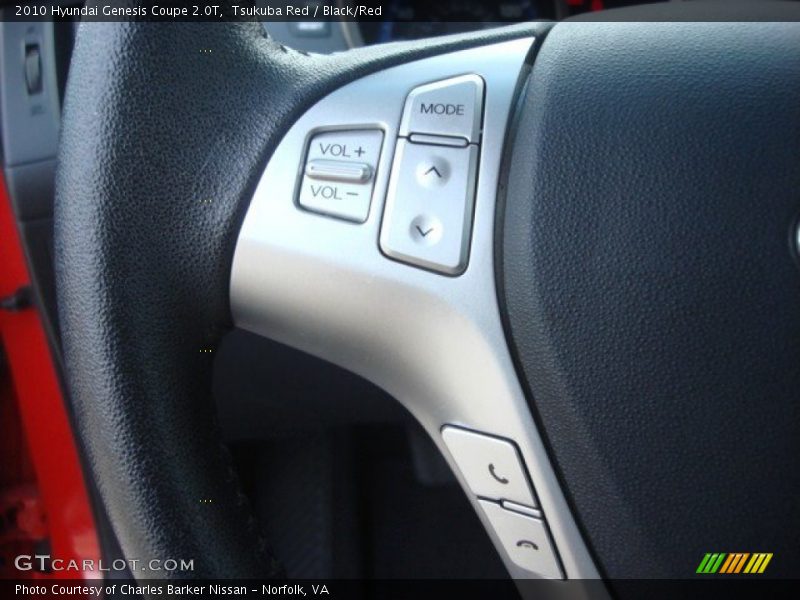 Controls of 2010 Genesis Coupe 2.0T