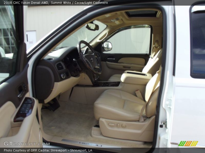 Summit White / Cocoa/Light Cashmere 2008 GMC Yukon Denali AWD