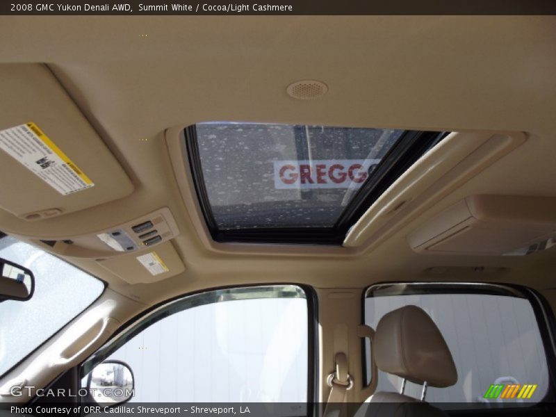 Summit White / Cocoa/Light Cashmere 2008 GMC Yukon Denali AWD