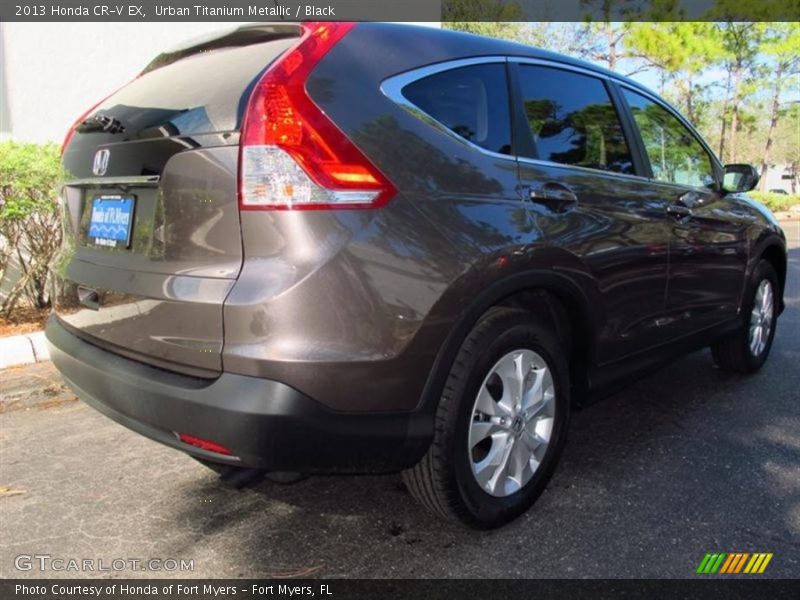 Urban Titanium Metallic / Black 2013 Honda CR-V EX