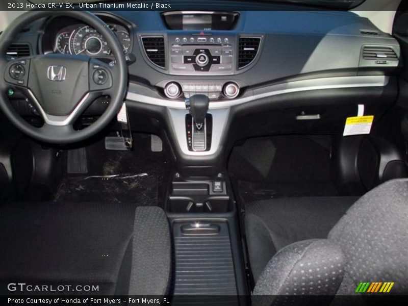 Urban Titanium Metallic / Black 2013 Honda CR-V EX