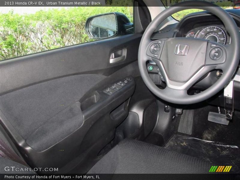 Urban Titanium Metallic / Black 2013 Honda CR-V EX