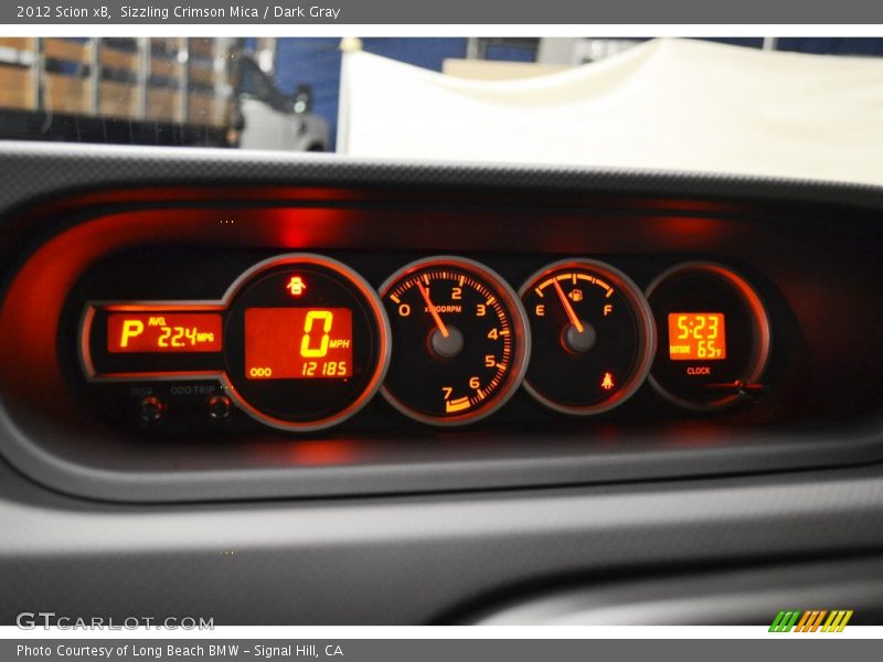 Sizzling Crimson Mica / Dark Gray 2012 Scion xB