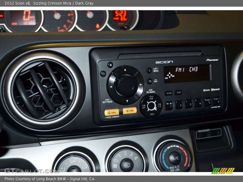 Sizzling Crimson Mica / Dark Gray 2012 Scion xB