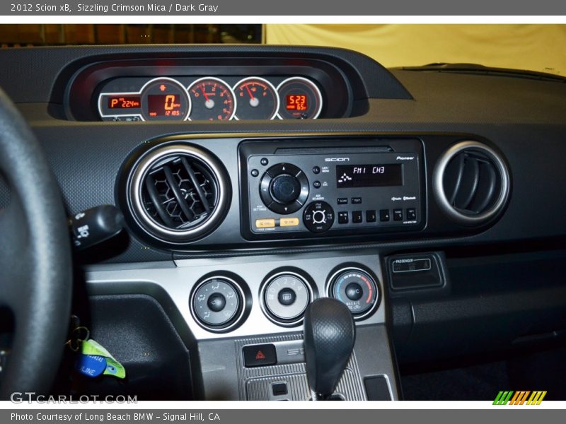 Sizzling Crimson Mica / Dark Gray 2012 Scion xB