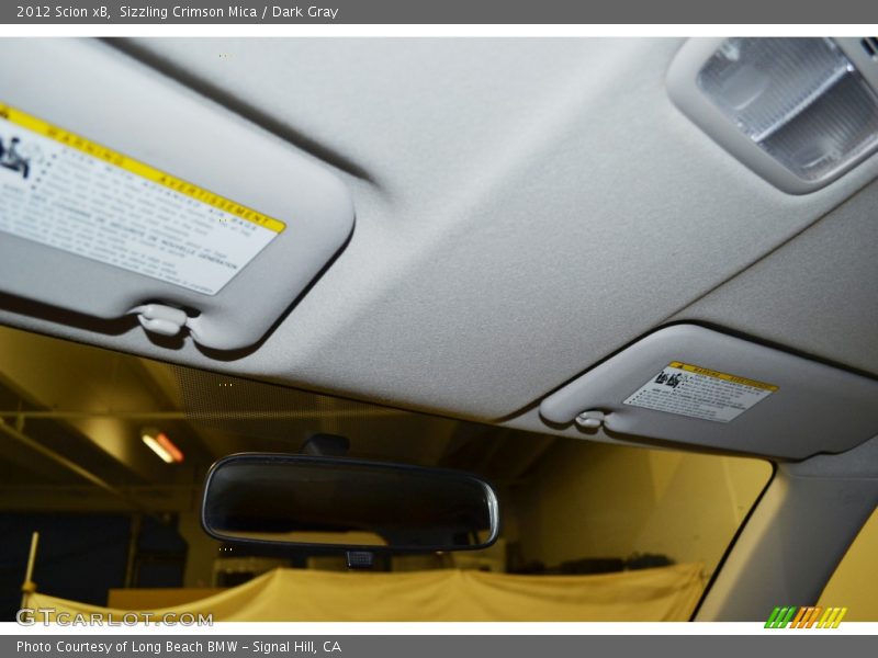 Sizzling Crimson Mica / Dark Gray 2012 Scion xB