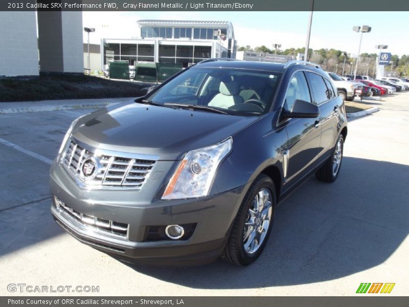 Gray Flannel Metallic / Light Titanium/Ebony 2013 Cadillac SRX Performance FWD