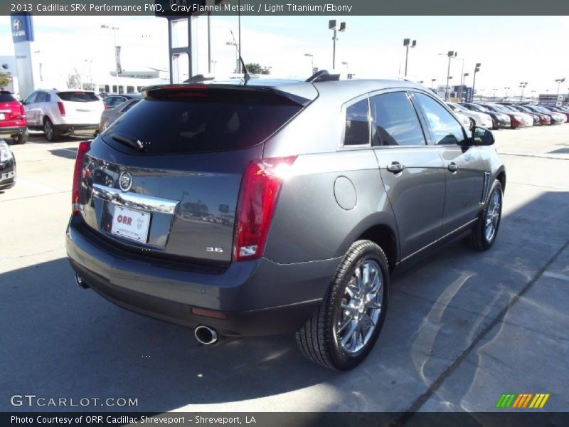 Gray Flannel Metallic / Light Titanium/Ebony 2013 Cadillac SRX Performance FWD
