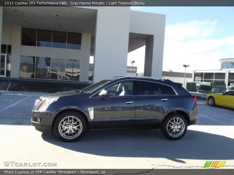 Gray Flannel Metallic / Light Titanium/Ebony 2013 Cadillac SRX Performance FWD