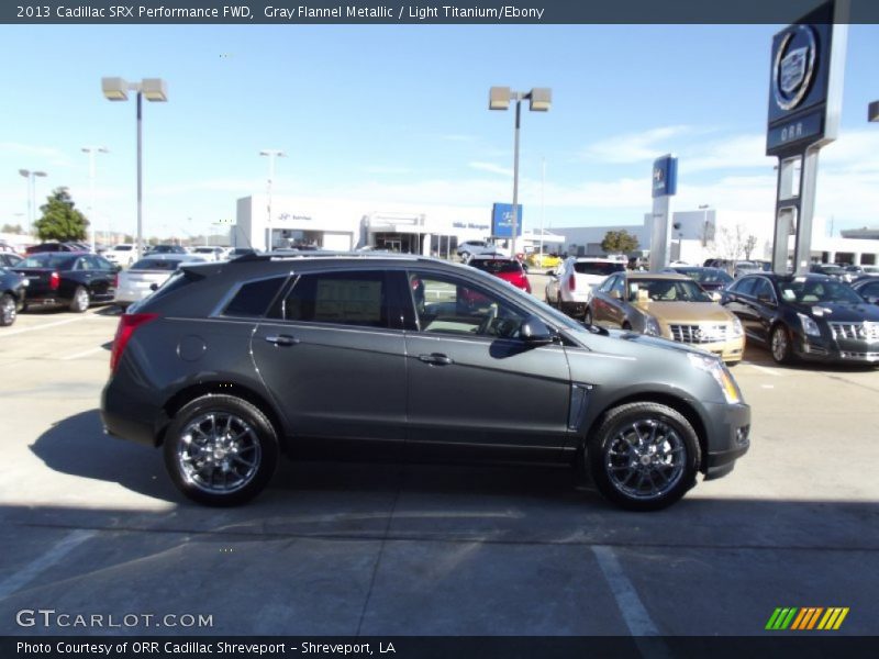 Gray Flannel Metallic / Light Titanium/Ebony 2013 Cadillac SRX Performance FWD
