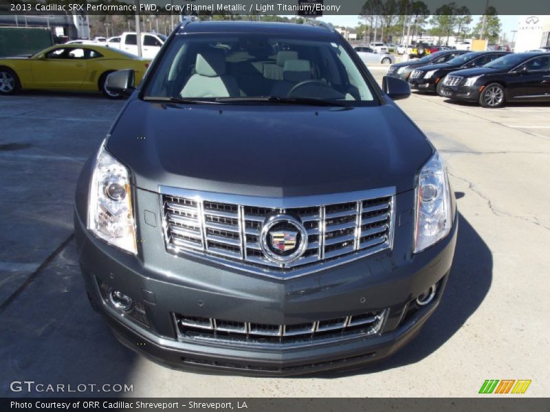 Gray Flannel Metallic / Light Titanium/Ebony 2013 Cadillac SRX Performance FWD