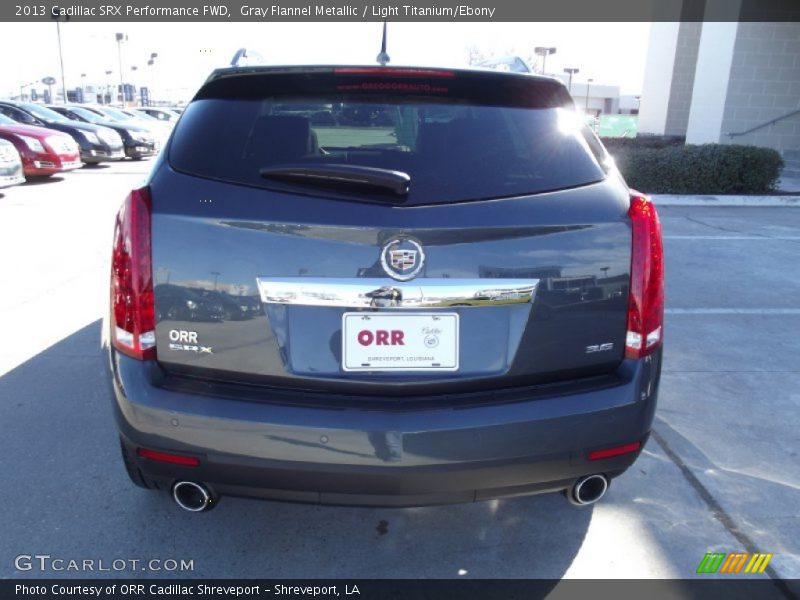 Gray Flannel Metallic / Light Titanium/Ebony 2013 Cadillac SRX Performance FWD