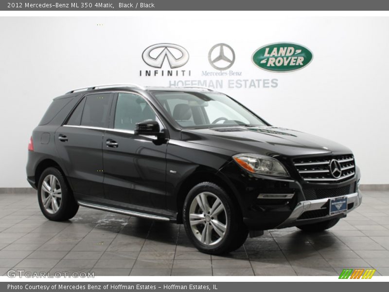 Black / Black 2012 Mercedes-Benz ML 350 4Matic