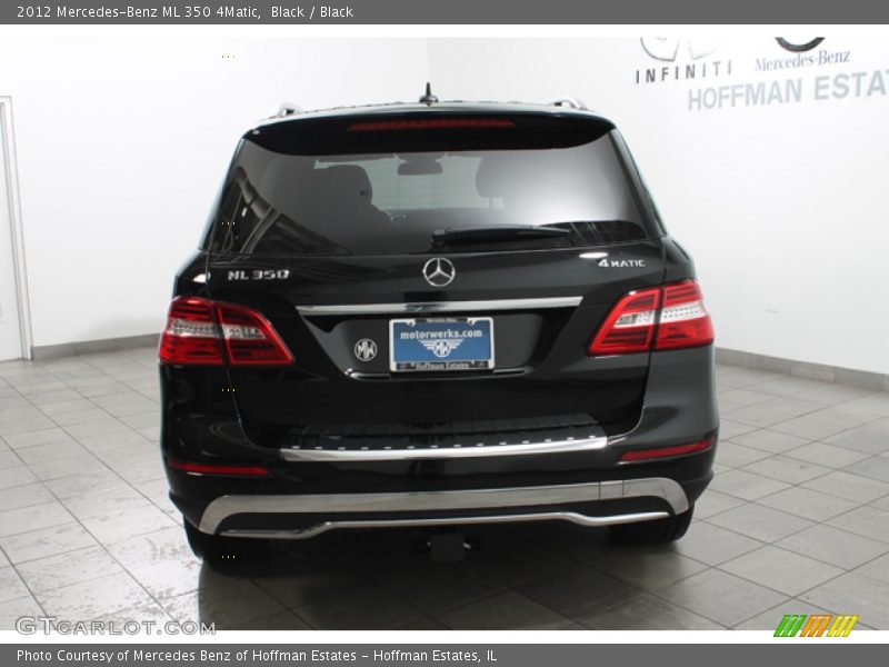 Black / Black 2012 Mercedes-Benz ML 350 4Matic