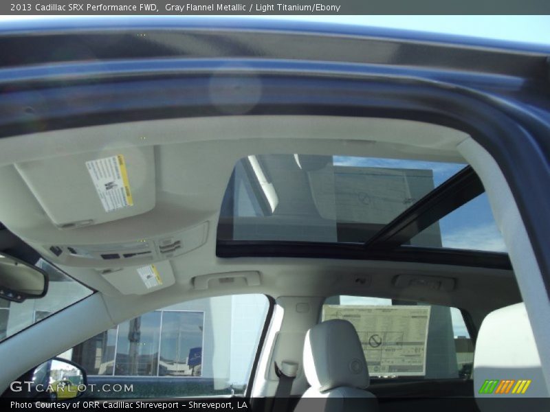 Gray Flannel Metallic / Light Titanium/Ebony 2013 Cadillac SRX Performance FWD