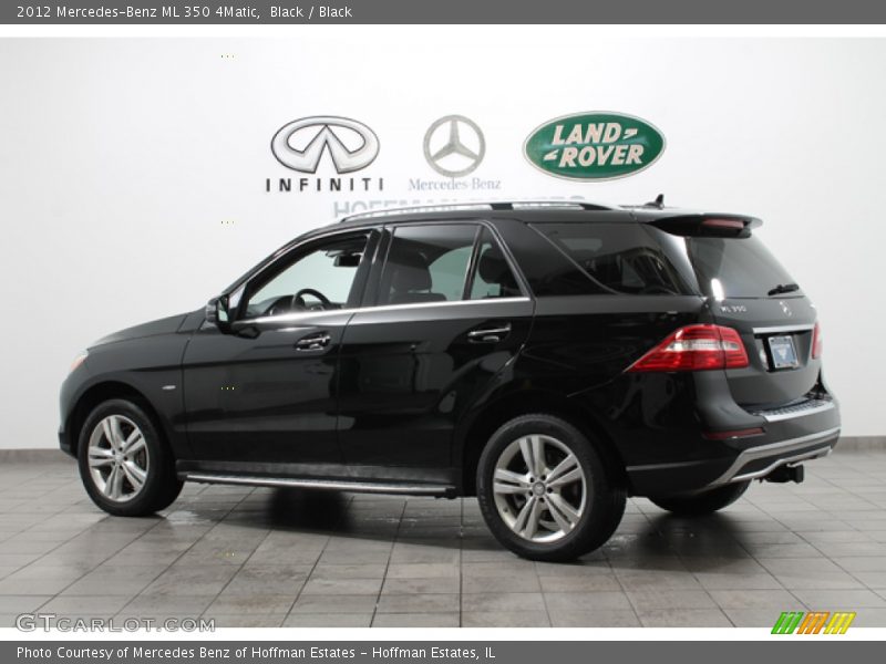 Black / Black 2012 Mercedes-Benz ML 350 4Matic