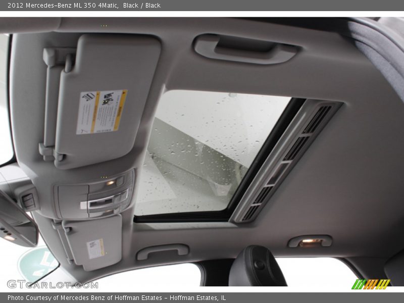 Black / Black 2012 Mercedes-Benz ML 350 4Matic