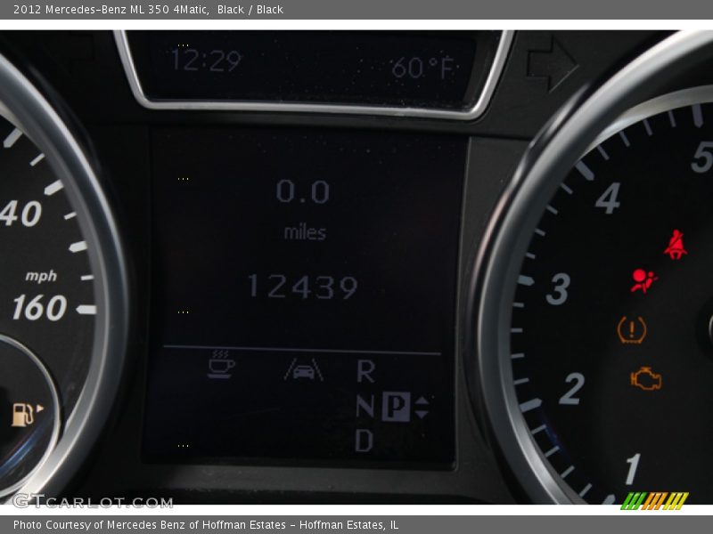 Black / Black 2012 Mercedes-Benz ML 350 4Matic