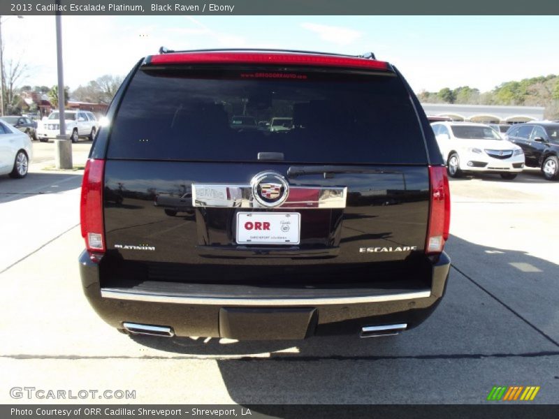 Black Raven / Ebony 2013 Cadillac Escalade Platinum