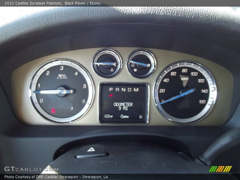 Black Raven / Ebony 2013 Cadillac Escalade Platinum