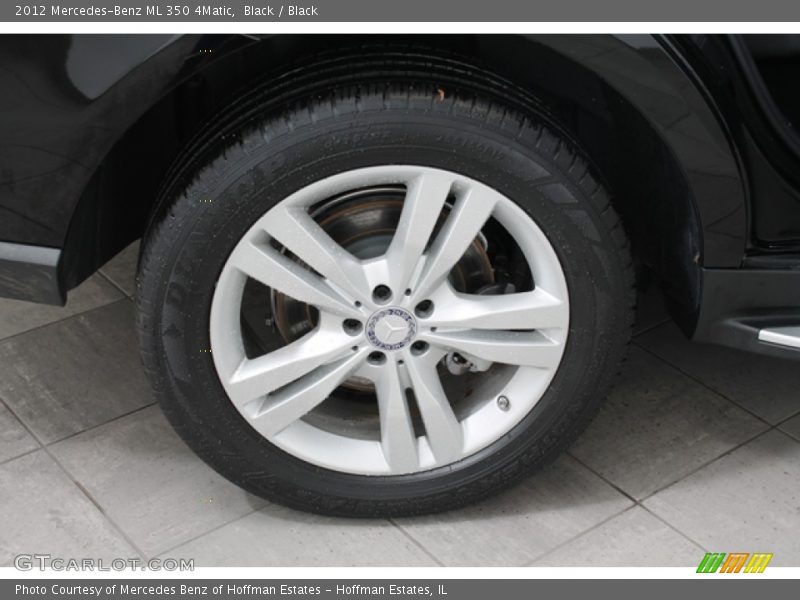 Black / Black 2012 Mercedes-Benz ML 350 4Matic