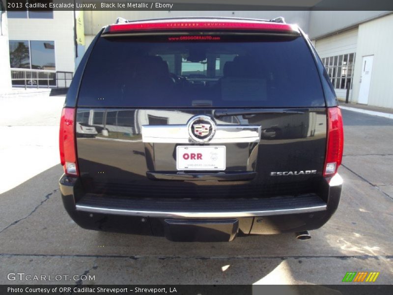 Black Ice Metallic / Ebony 2013 Cadillac Escalade Luxury