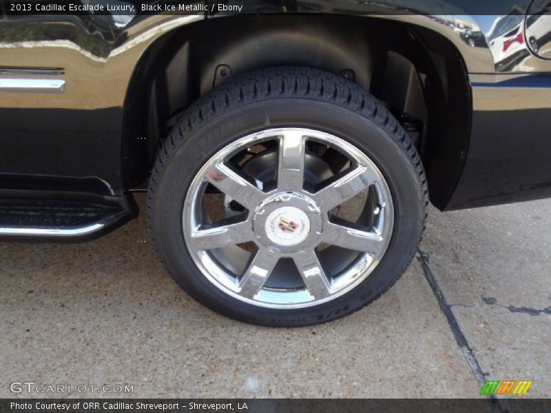 Black Ice Metallic / Ebony 2013 Cadillac Escalade Luxury