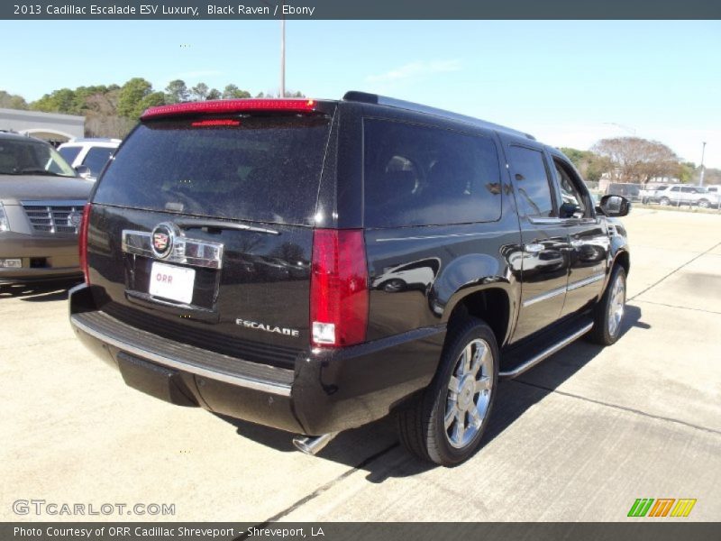 Black Raven / Ebony 2013 Cadillac Escalade ESV Luxury