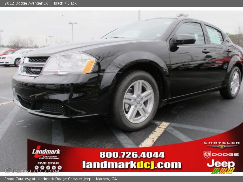 Black / Black 2012 Dodge Avenger SXT