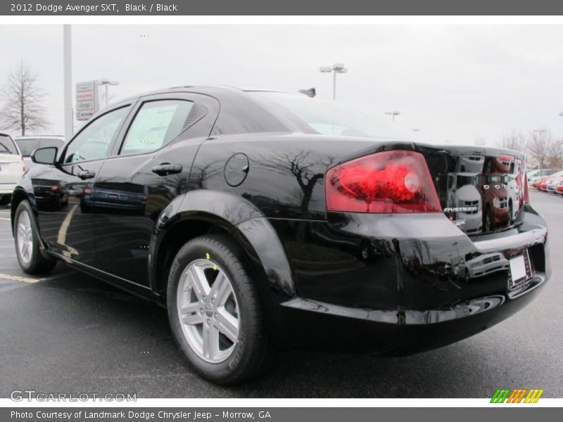 Black / Black 2012 Dodge Avenger SXT