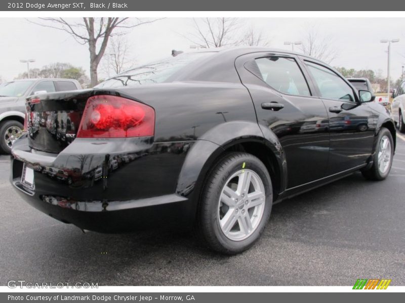 Black / Black 2012 Dodge Avenger SXT