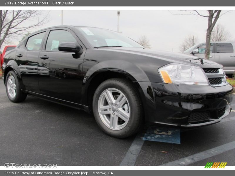 Black / Black 2012 Dodge Avenger SXT