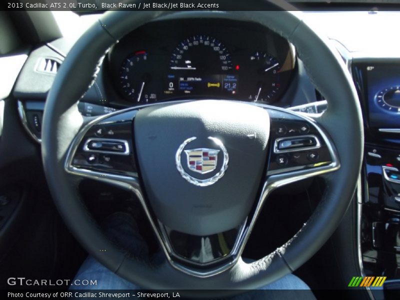 Black Raven / Jet Black/Jet Black Accents 2013 Cadillac ATS 2.0L Turbo