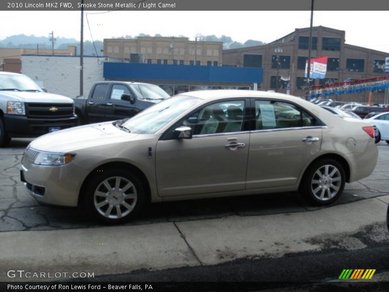 Smoke Stone Metallic / Light Camel 2010 Lincoln MKZ FWD