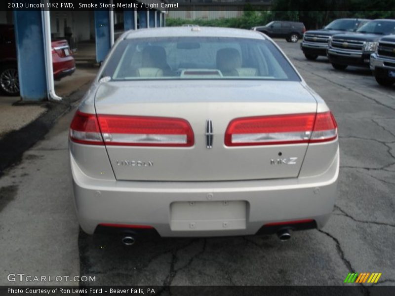 Smoke Stone Metallic / Light Camel 2010 Lincoln MKZ FWD