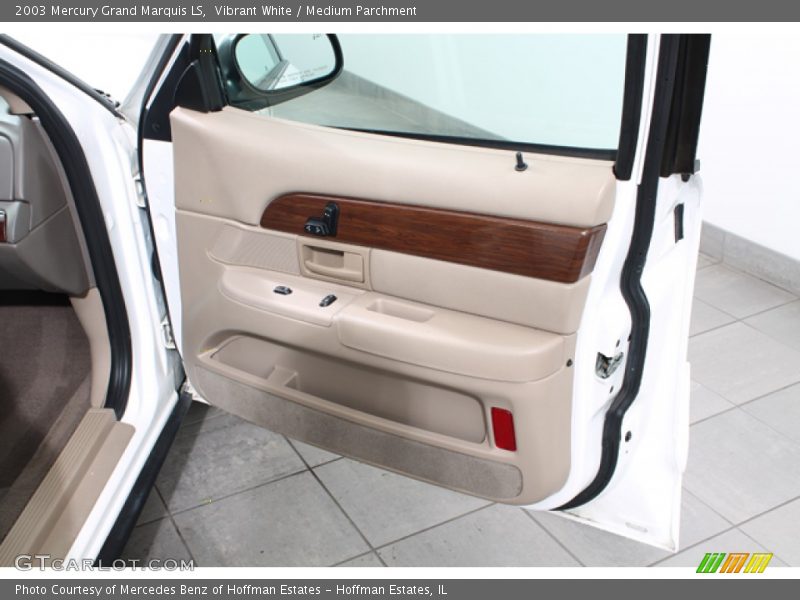 Vibrant White / Medium Parchment 2003 Mercury Grand Marquis LS