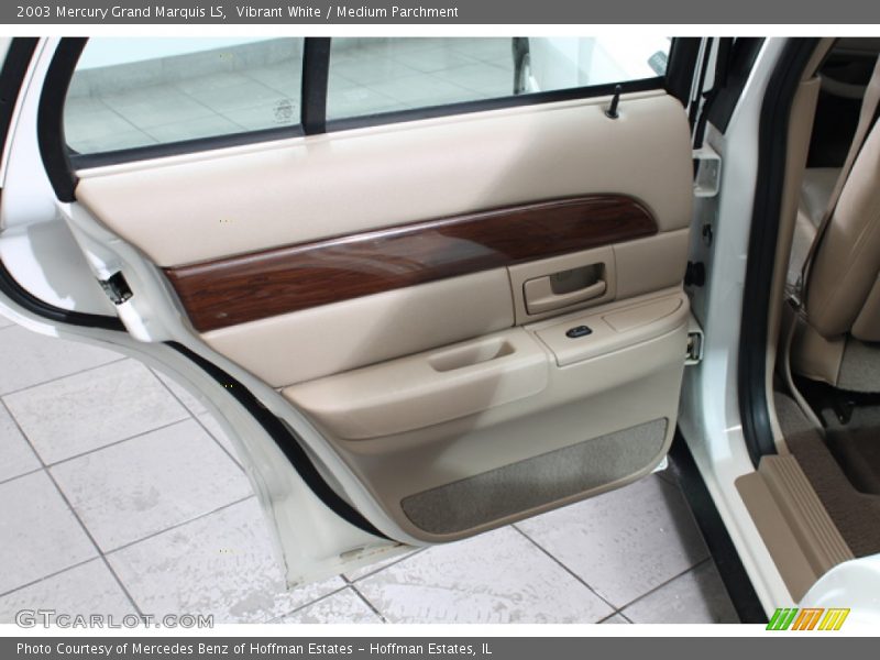 Vibrant White / Medium Parchment 2003 Mercury Grand Marquis LS