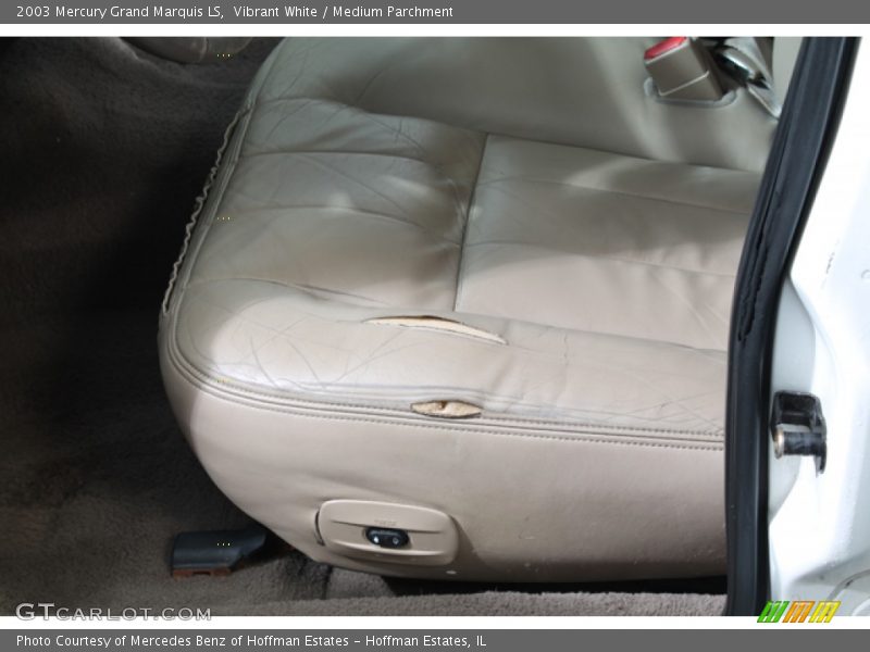 Vibrant White / Medium Parchment 2003 Mercury Grand Marquis LS