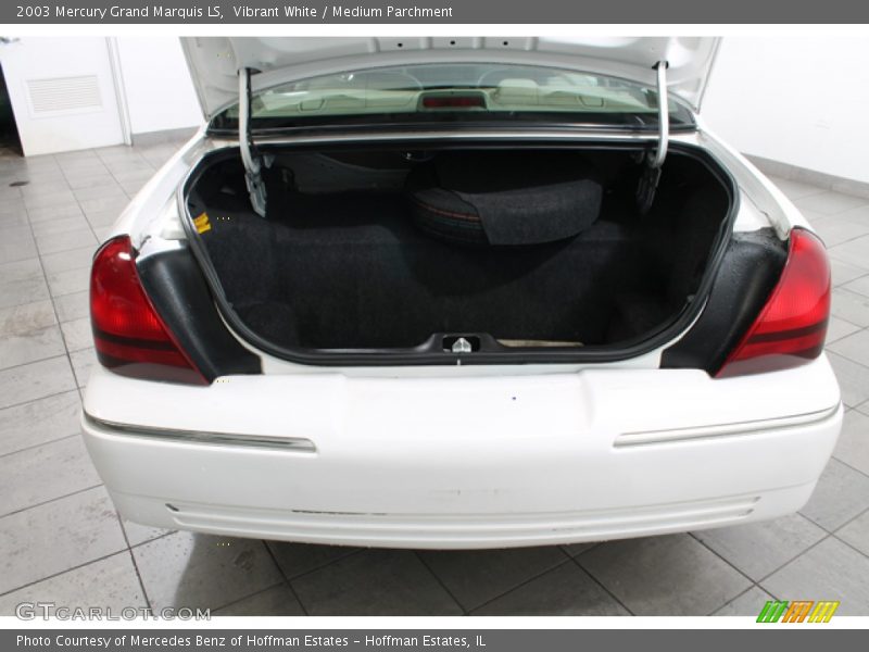 Vibrant White / Medium Parchment 2003 Mercury Grand Marquis LS