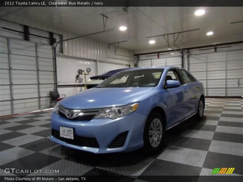 Clearwater Blue Metallic / Ivory 2012 Toyota Camry LE