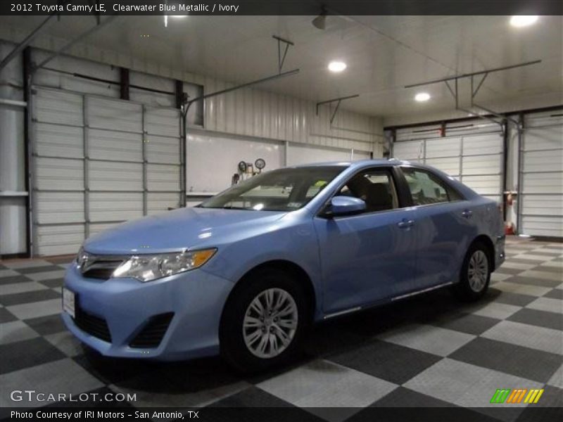 Clearwater Blue Metallic / Ivory 2012 Toyota Camry LE