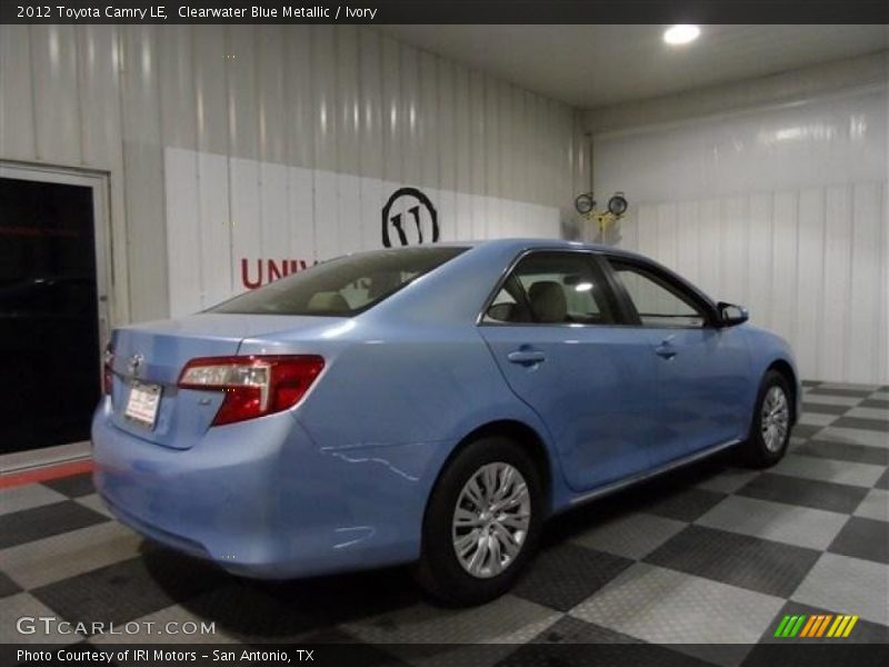 Clearwater Blue Metallic / Ivory 2012 Toyota Camry LE
