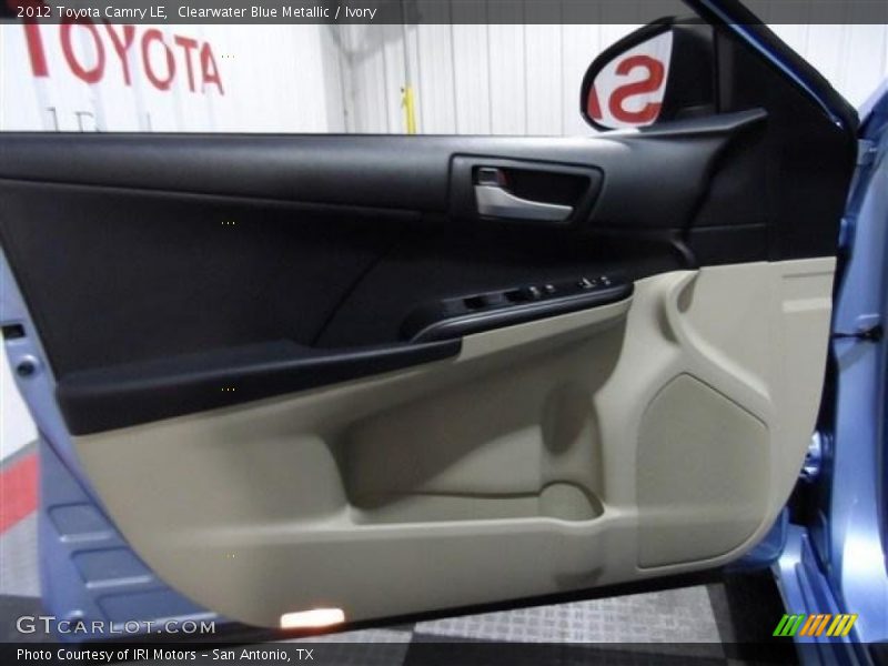 Clearwater Blue Metallic / Ivory 2012 Toyota Camry LE