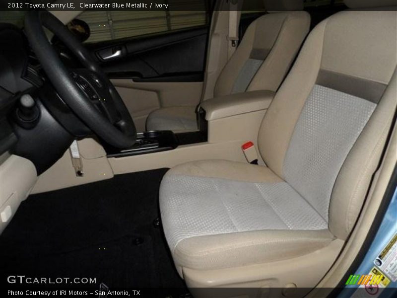 Clearwater Blue Metallic / Ivory 2012 Toyota Camry LE
