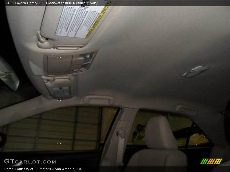 Clearwater Blue Metallic / Ivory 2012 Toyota Camry LE